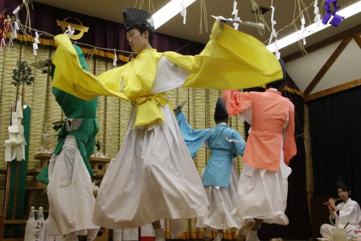豊前神楽のうち「上伊良原神楽」